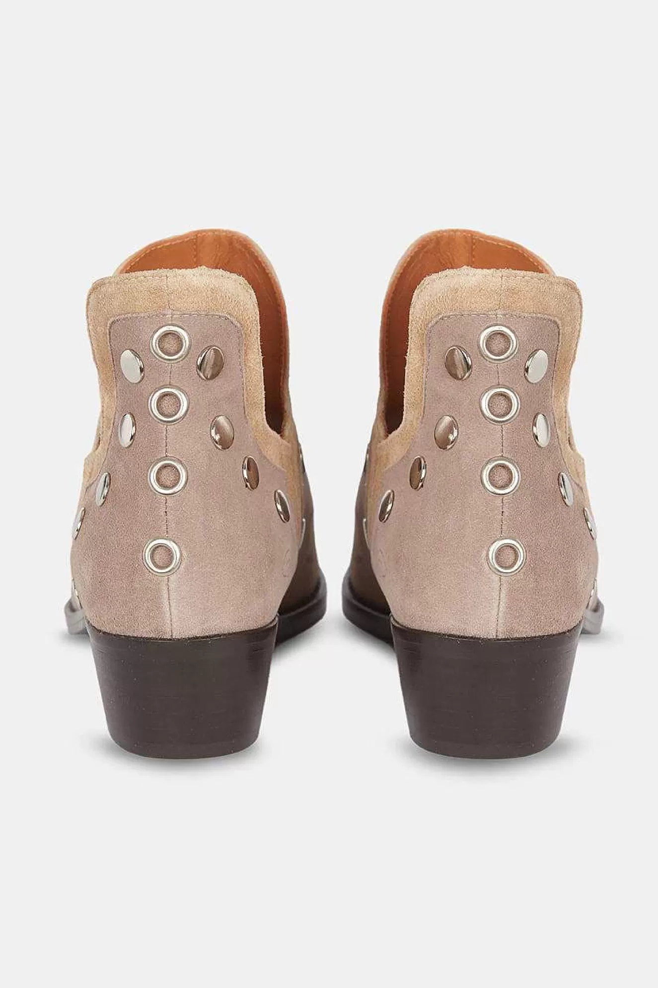 Mujer MICUIR Punky Boots Ante Beige 4Cm