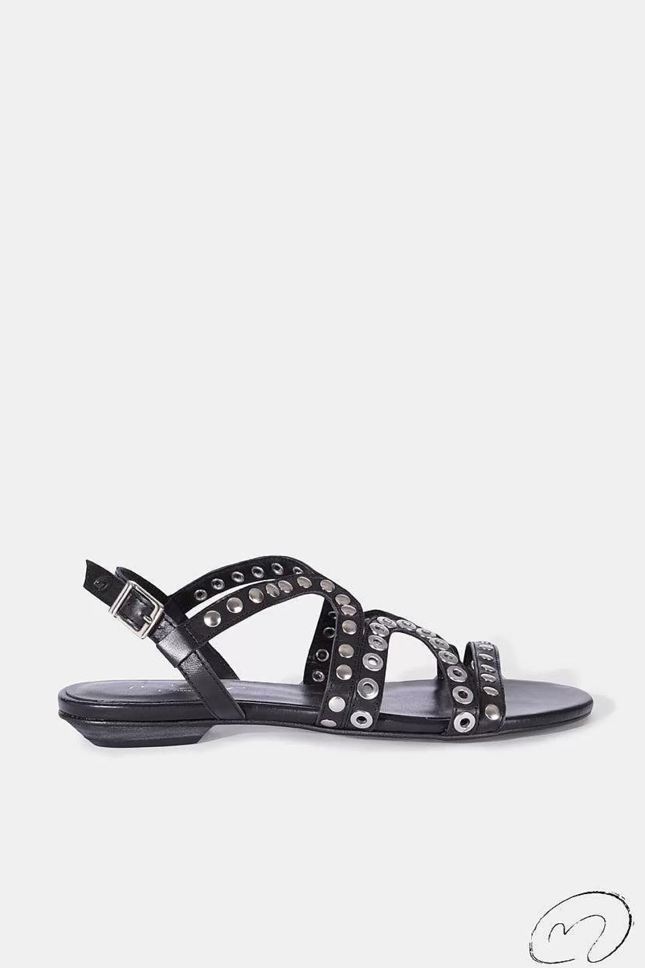 Mujer MICUIR Punky Sandals Negro 1Cm