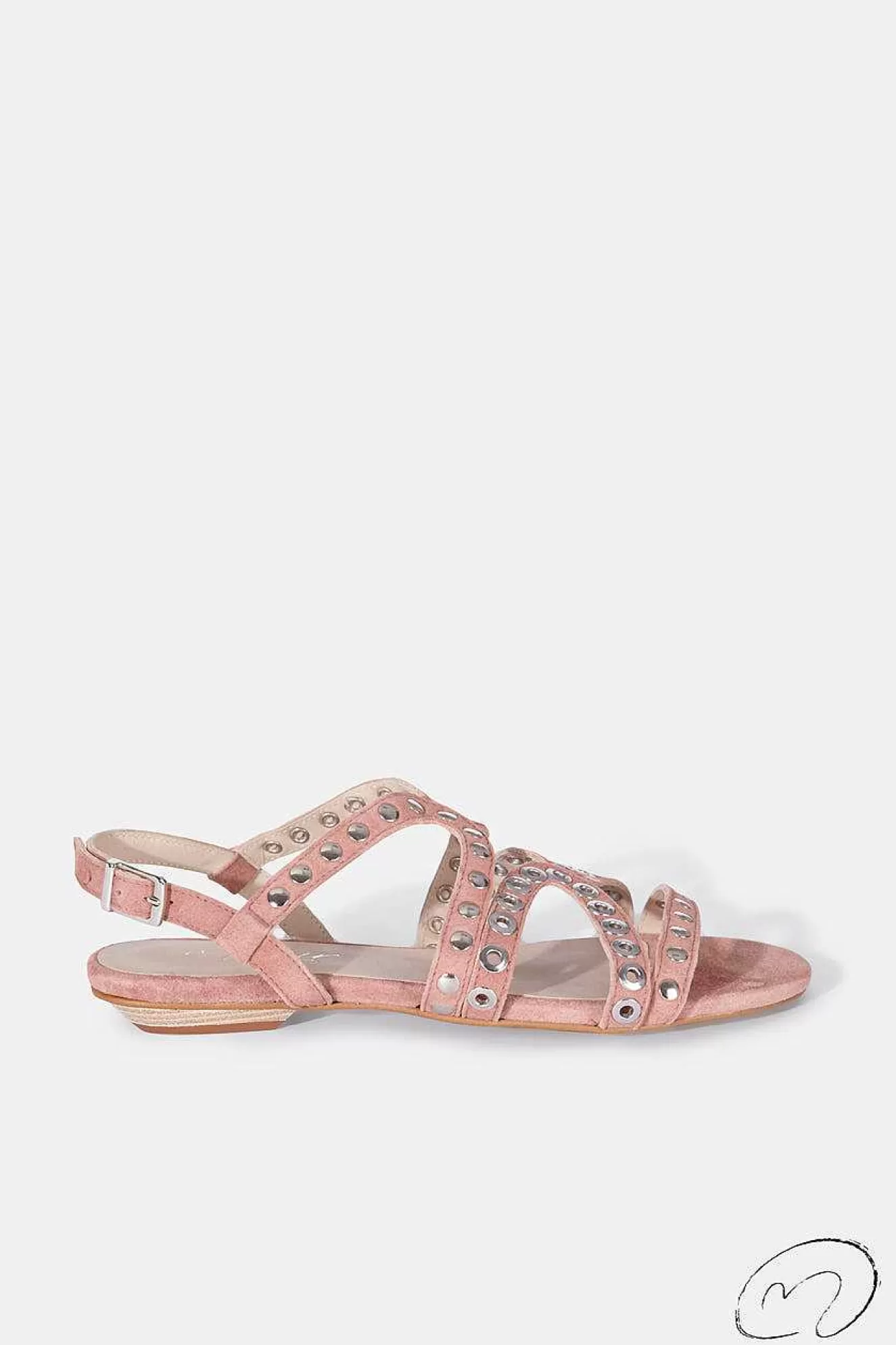 Mujer MICUIR Punky Sandals Rosa Maquillaje 1Cm