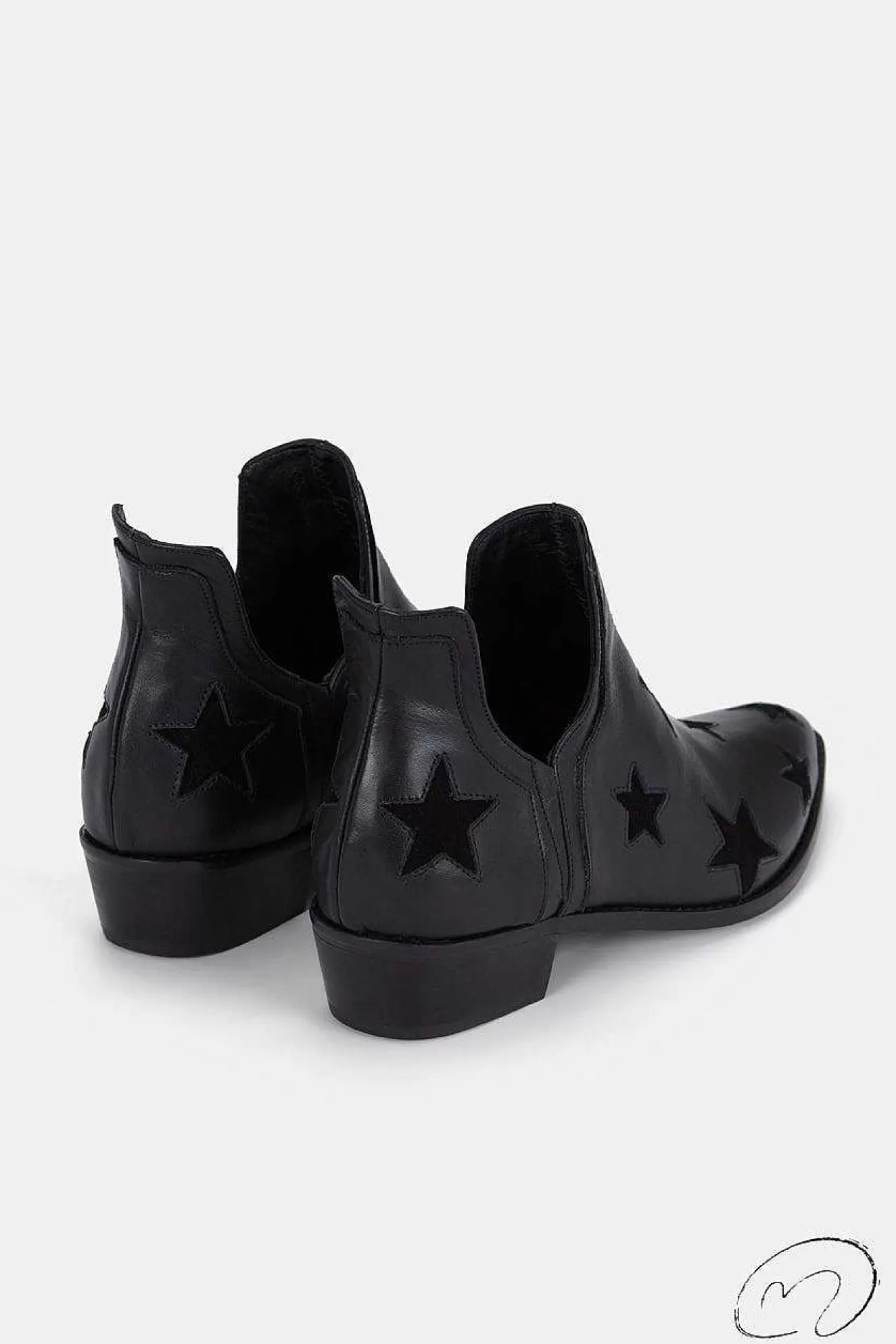 Mujer MICUIR Star Boots Negras 4Cm Pm